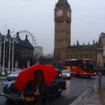 Na chuva de Londres