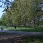 Parque de Londres no verão