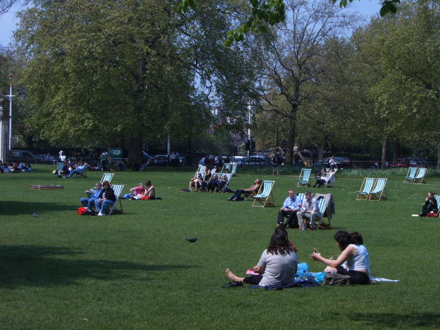 Hyde parque em Londres